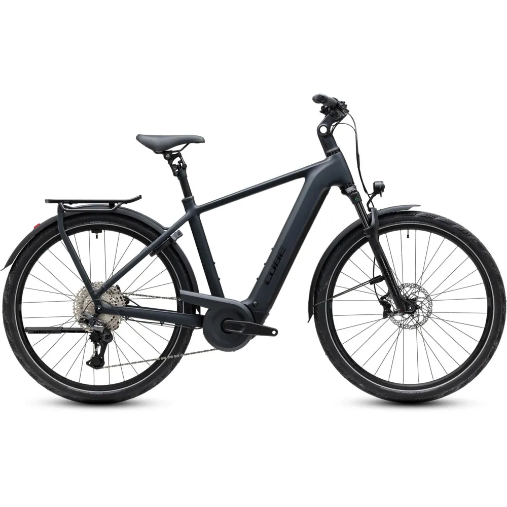 uPRISE Bikes Cube Kathmandu Hybrid Pro 800wh 2027 Electric Hybrid Bike - Coal/Black | Price match, 365 day returns, 18-Month Warranty, Finance Available & Free UK Delivery