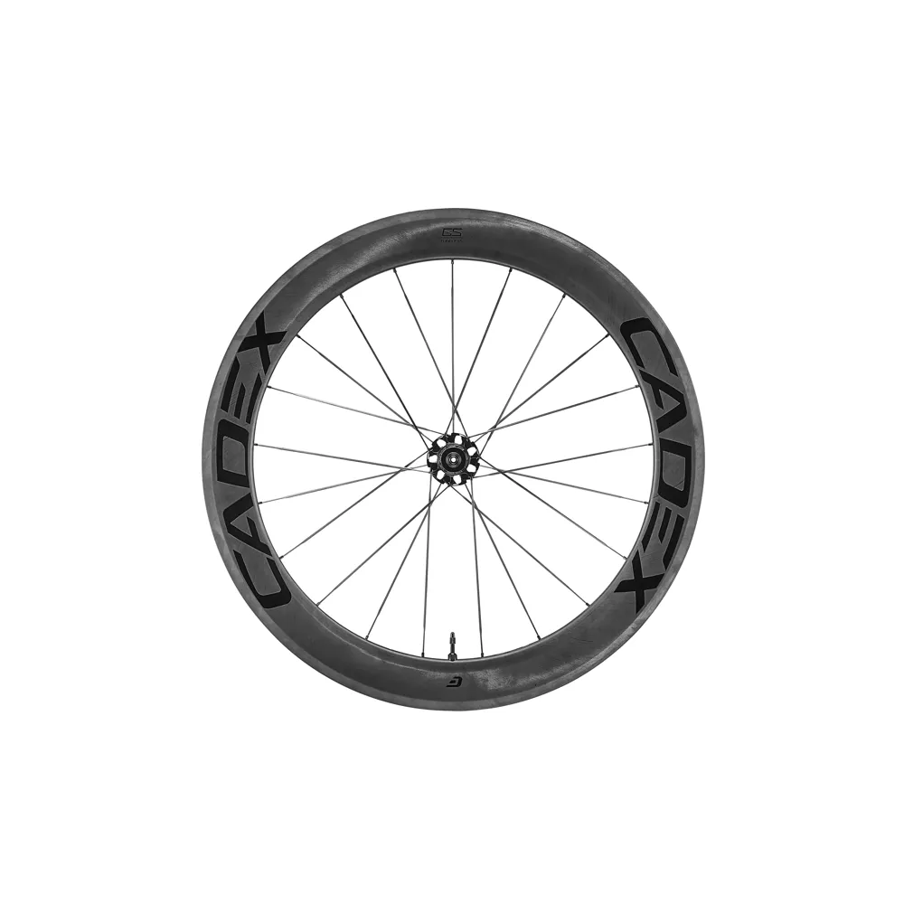 uPRISE Bikes Cadex 65 Tubeless System Rim Brake Rear Road Wheel - Black | Price match, 365 day return s, 18-Month Warranty, Finance Available & Free UK Delivery