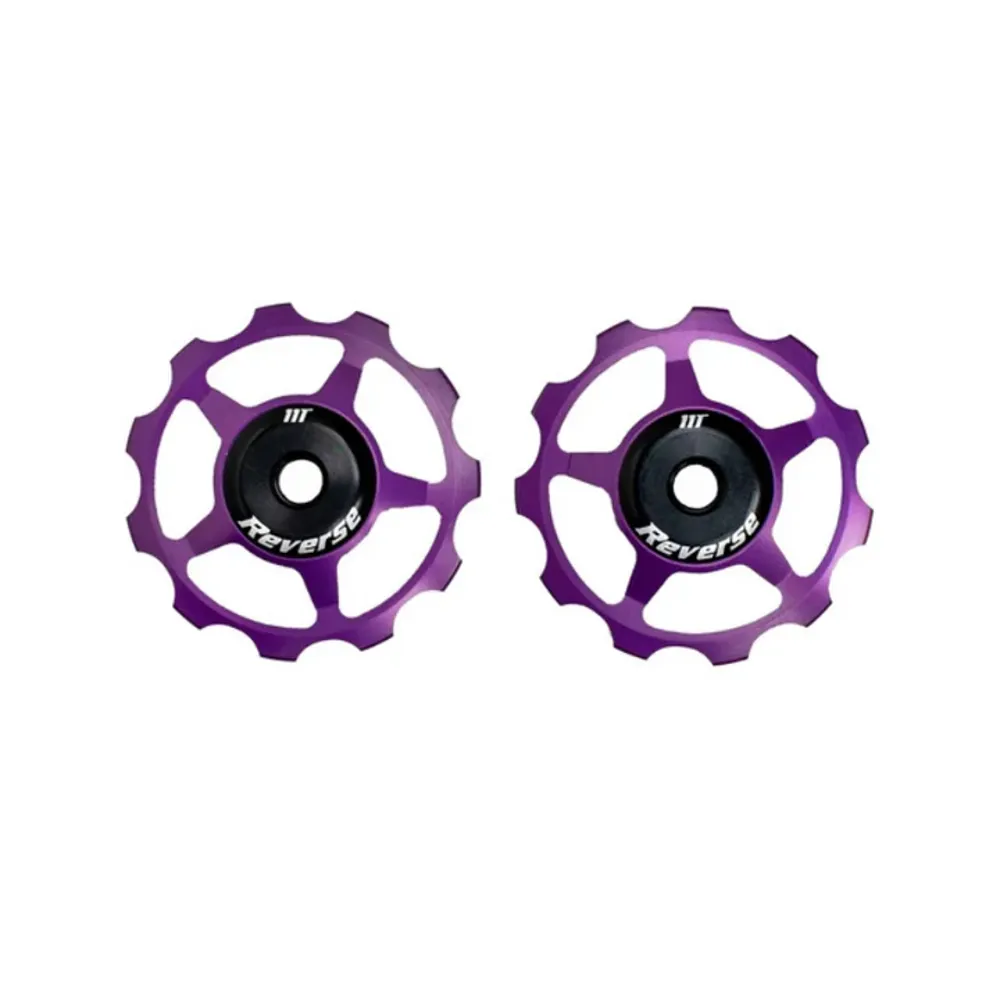 uPRISE Bikes Reverse Aluminium Pulley Set for Colab Chain Tensioners - Purple | Price match, 365 day returns, 18-Month Warranty, Finance Available & Free UK Delivery