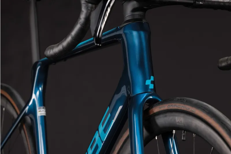 Cube Agree C:62 One 2027 Carbon Road Bike - Midnightteal/Sea-6