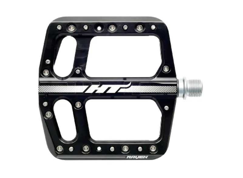 HT Components Raven Flat MTB Pedals - Black
