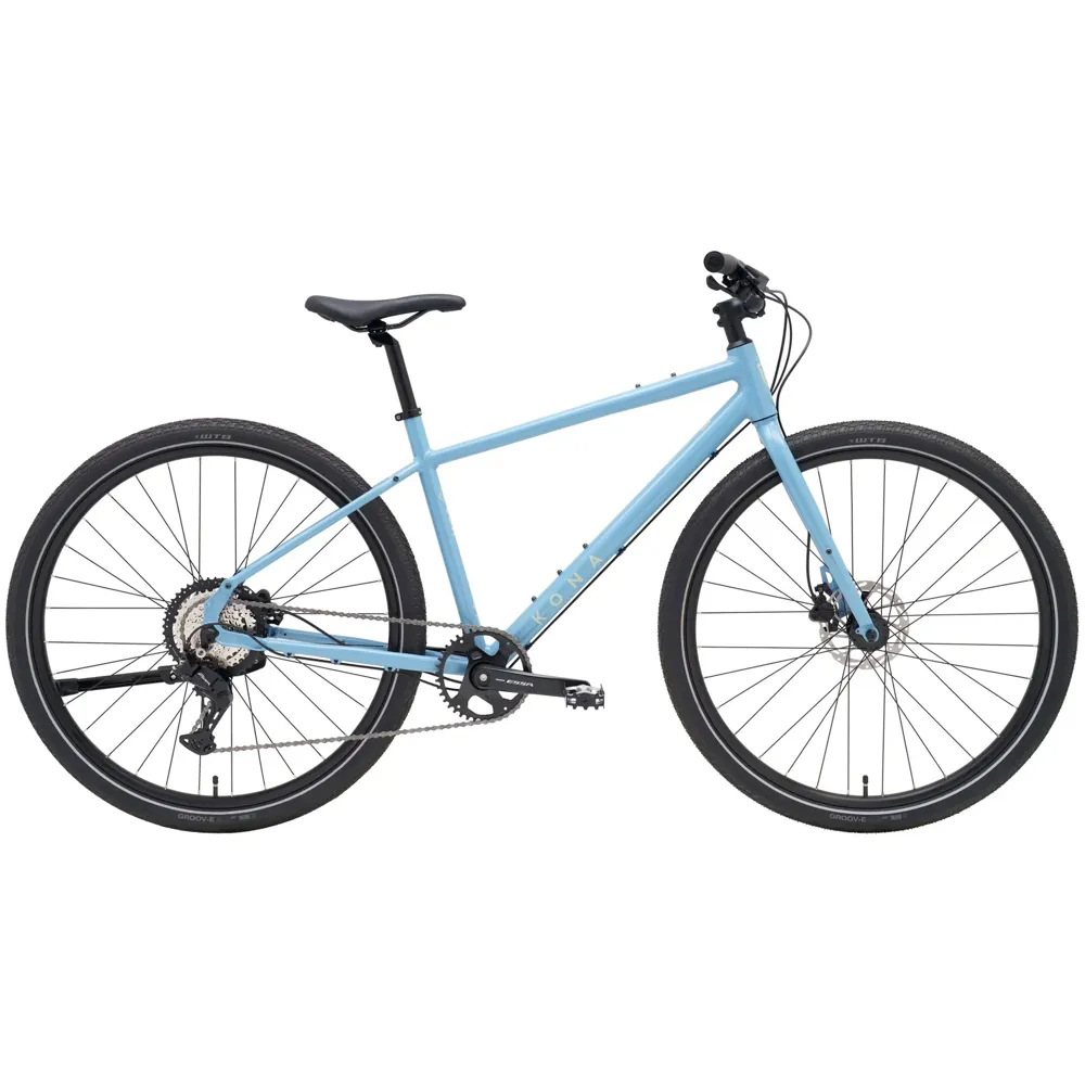 uPRISE Bikes Kona Dew 2026 Hybrid Bike - Gloss Niagra | Price match, 365 day returns, 18-Month Warranty, Finance Available & Free UK Delivery