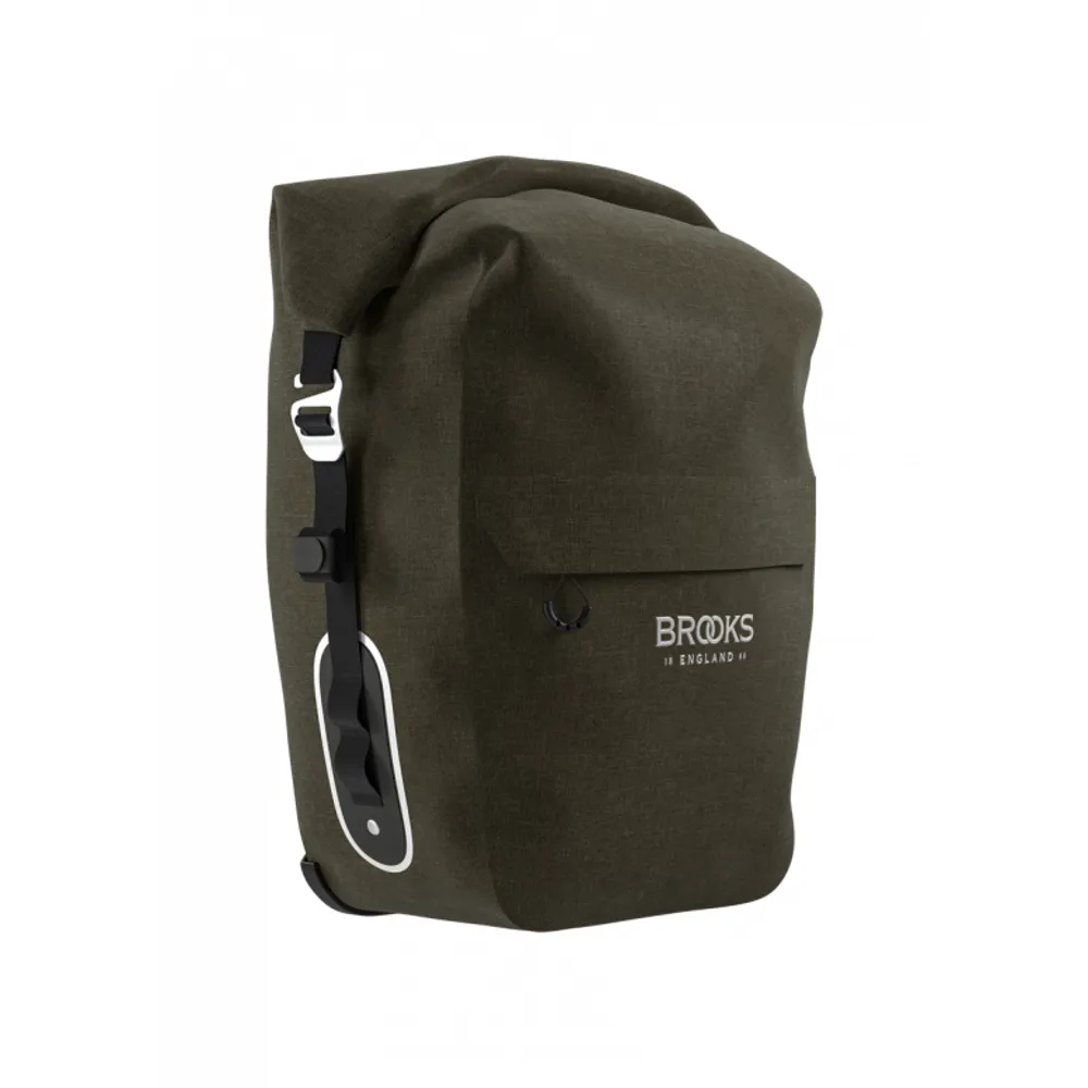 uPRISE Bikes Brooks Scape Pannier Bag - Large - Mud Green | Price match, 365 day return s, 18-Month Warranty, Finance Available & Free UK Delivery