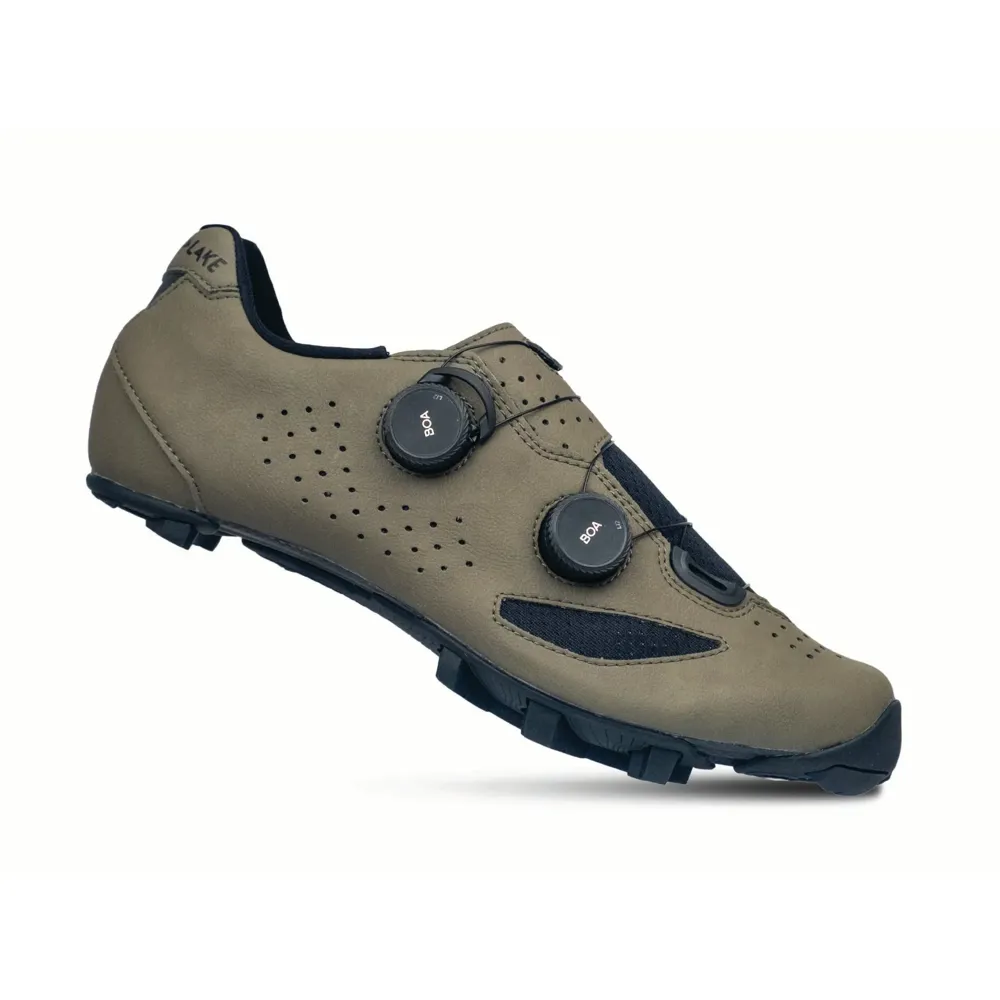 uPRISE Bikes Lake MX239 Clipped Gravel Shoes - Stone/Black Microfiber | Price match, 365 day return s, 18-Month Warranty, Finance Available & Free UK Delivery