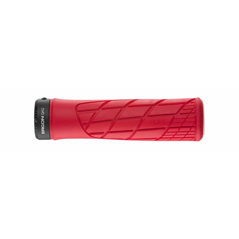 Ergon GA2 Fat Standard MTB Grips - Red-1