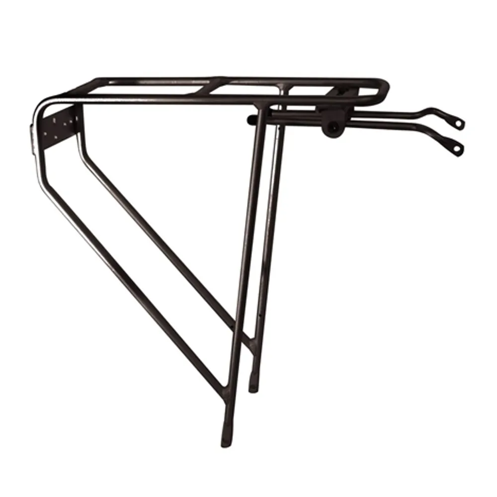 uPRISE Bikes Tortec Tour Ultralite Rear Pannier Rack - Black - Rear | Price match, 365 day return s, 18-Month Warranty, Finance Available & Free UK Delivery