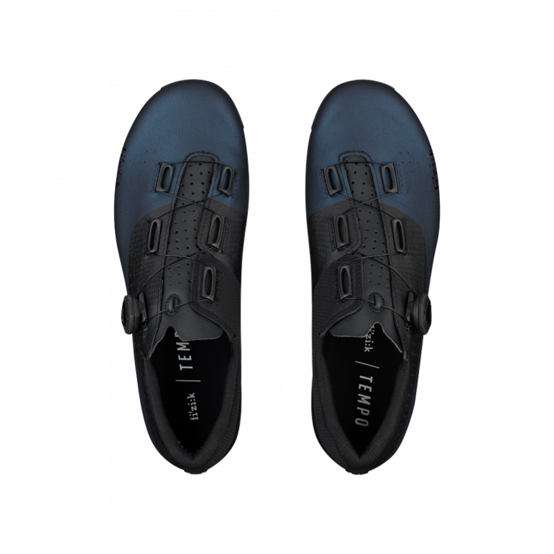 Fizik R4 Tempo Overcurve Wide Road Shoes - Blue/Black-2