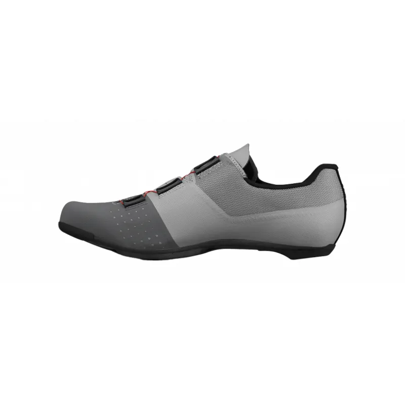 Fizik R4 Tempo Overcurve Wide Road Shoes - Grey/Red-1