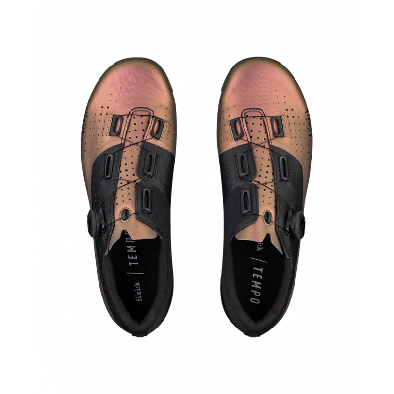 Fizik R4 Tempo Overcurve Wide Road Shoes - Iridescent Copper/Black-2