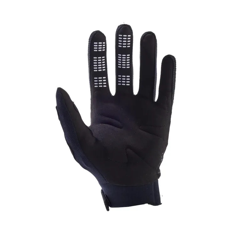 Fox Dirtpaw Long FInger Gloves - Black/White-1