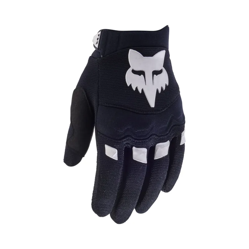 Fox Dirtpaw Youth Long Finger Gloves - Black
