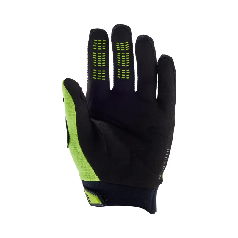Fox Dirtpaw Youth Long Finger Gloves - Fluorescent Yellow-1