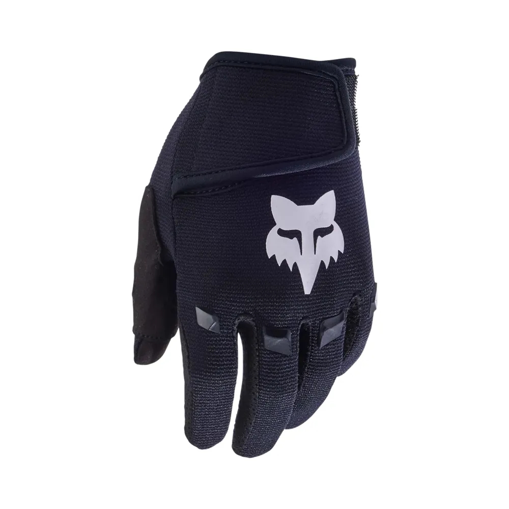 uPRISE Bikes Fox Clothing Fox Dirtpaw Kids Long Finger Gloves - Black | Price match, 365 day returns, 18-Month Warranty, Finance Available & Free UK Delivery
