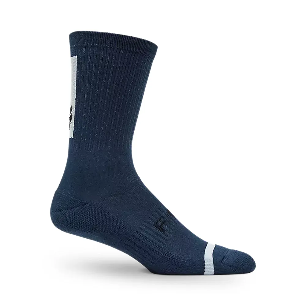 uPRISE Bikes Fox Clothing Fox 8 inch Defend Socks - Twilight Blue | Price match, 365 day return s, 18-Month Warranty, Finance Available & Free UK Delivery