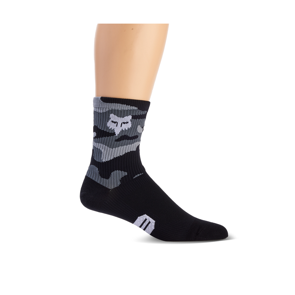 uPRISE Bikes Fox Clothing Fox 6 Ranger Socks - Black/Camo | Price match, 365 day return s, 18-Month Warranty, Finance Available & Free UK Delivery