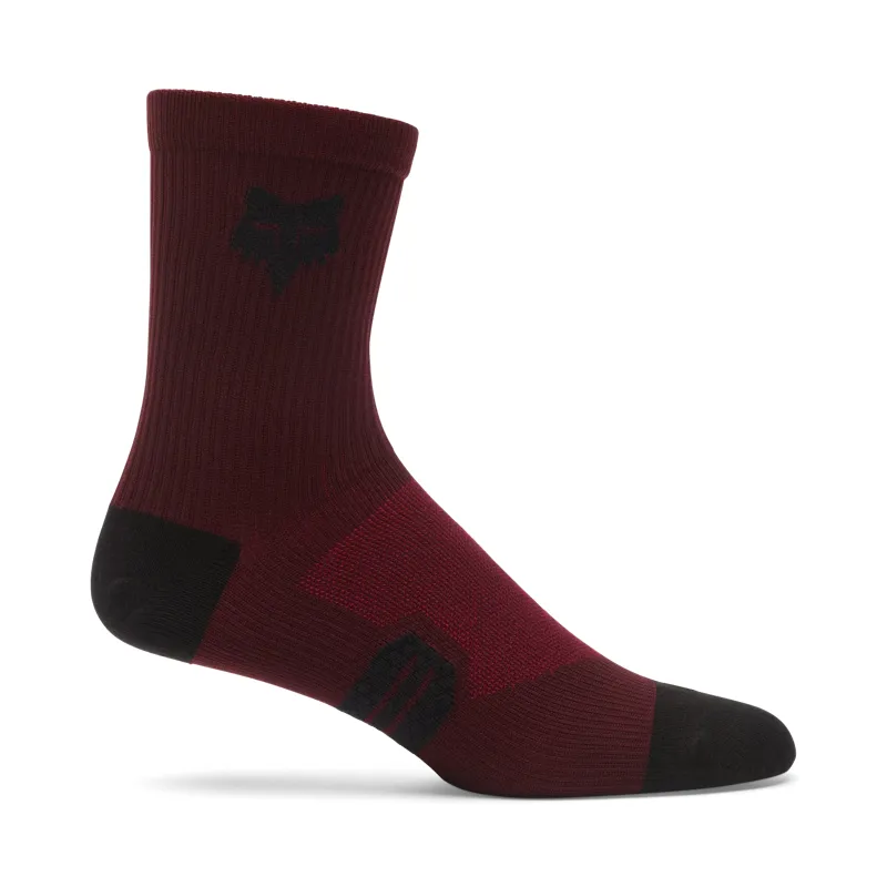 Fox Clothing 6 Inch Ranger Socks - Dark Maroon