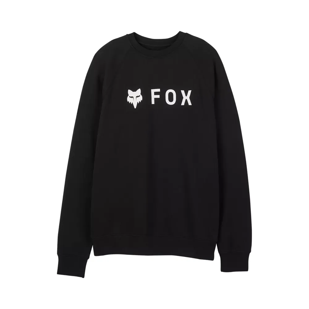 uPRISE Bikes Fox Clothing Fox Absolute Fleece Crew Men's Sweatshirt - Black | Price match, 365 day return s, 18-Month Warranty, Finance Available & Free UK Delivery