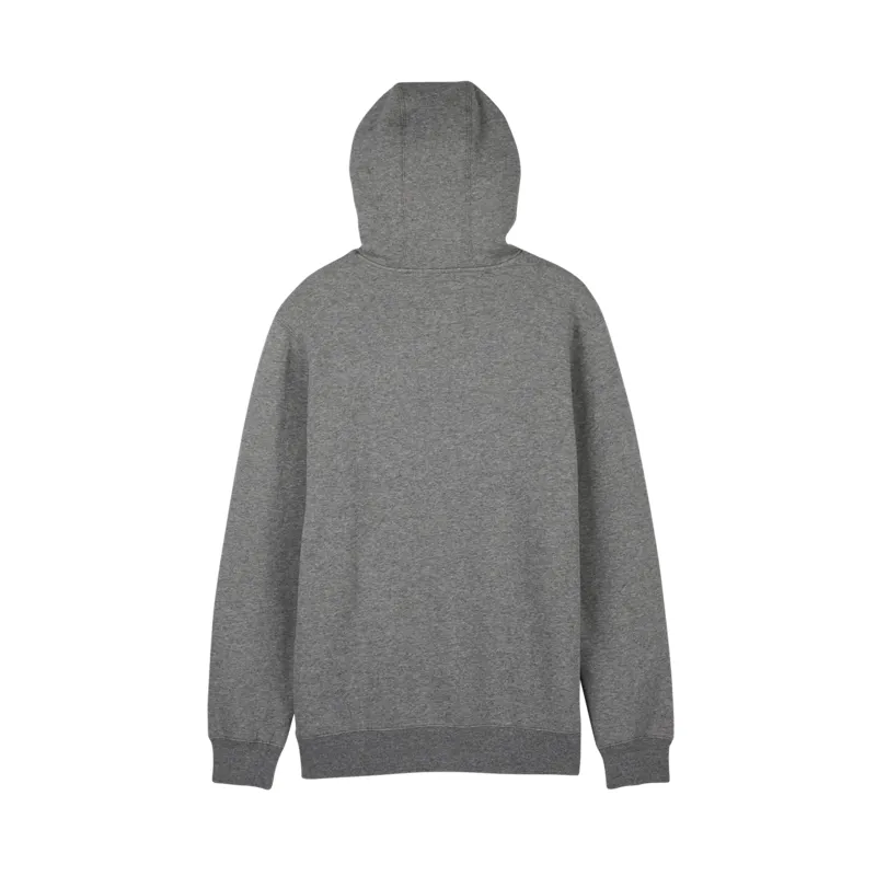 Fox Clothing Absolute Fleece Zip Men's Hoodie - Heather Graphite Grey-1