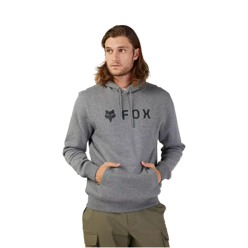 Fox Absolute Fleece Pullover Men's Hoodie - Heather Graphite Grey-6