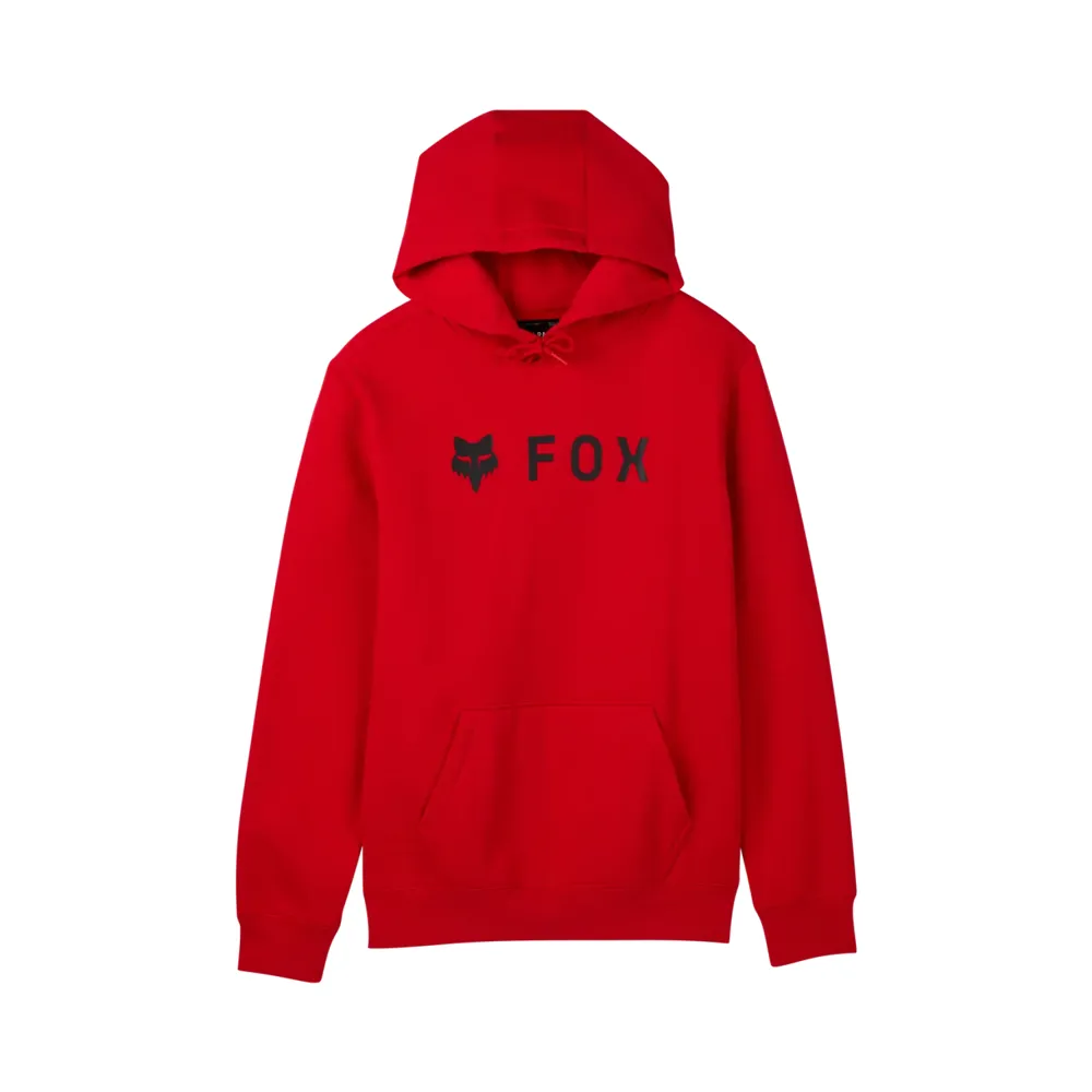 uPRISE Bikes Fox Clothing Fox Absolute Fleece Pullover Men's Hoodie - Flame Red | Price match, 365 day returns, 18-Month Warranty, Finance Available & Free UK Delivery