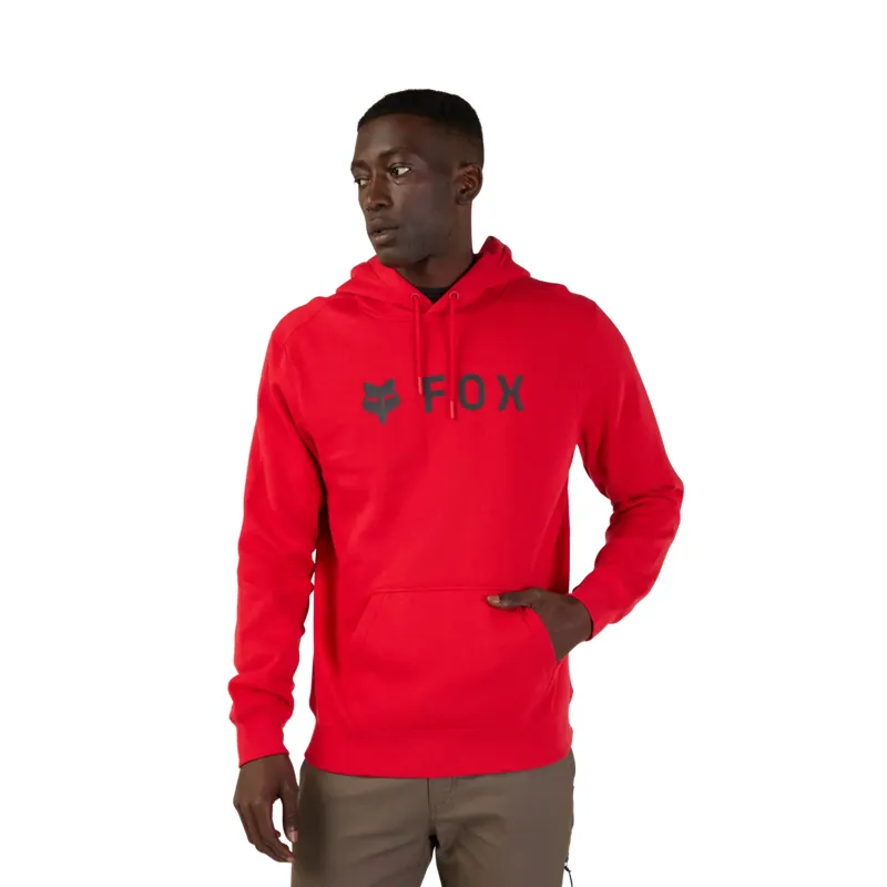 Fox Absolute Fleece Pullover Men's Hoodie - Flame Red-2
