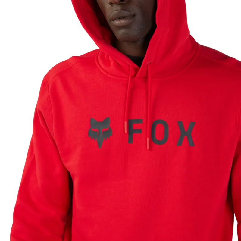Fox Absolute Fleece Pullover Men's Hoodie - Flame Red-5