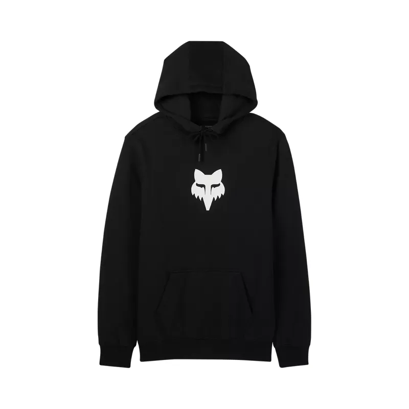 Fox Head Pullover Hoodie - Black