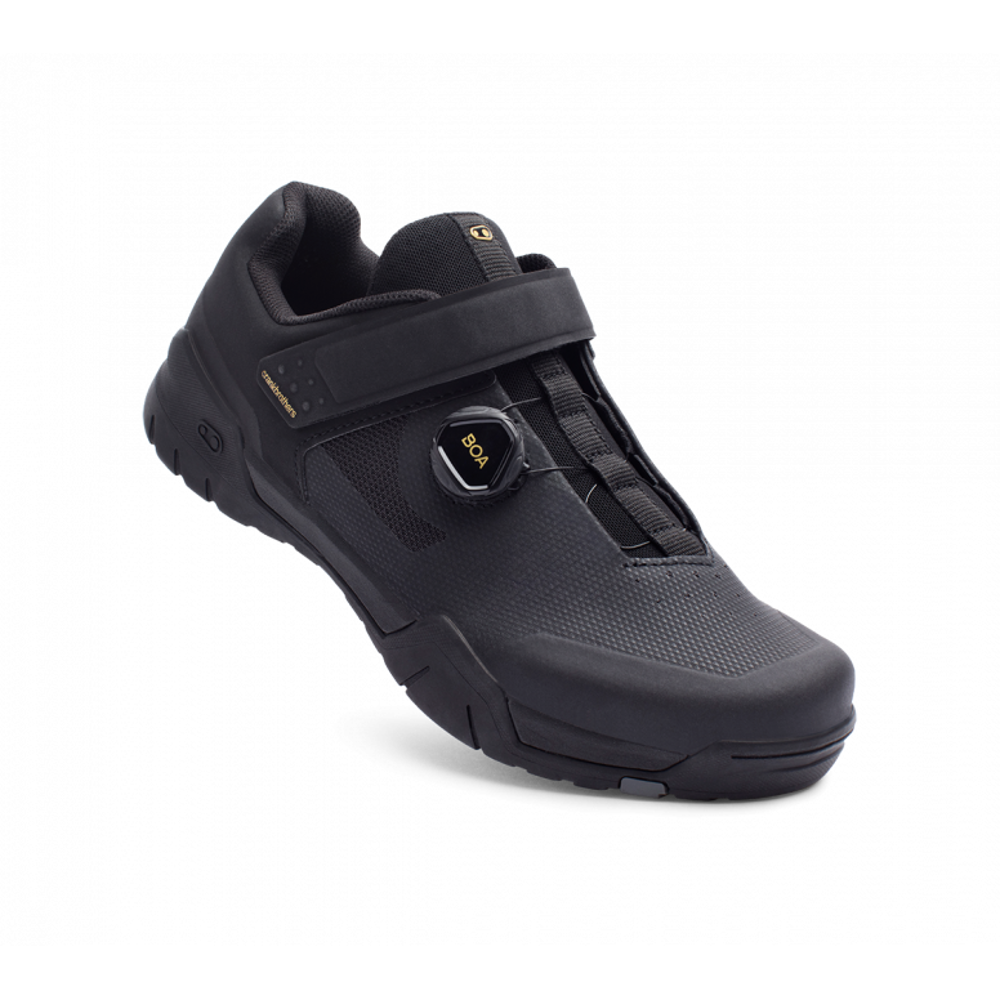 uPRISE Bikes Crank Brothers Malllet E BOA MTB Shoes - Black/Gold | Price match, 365 day return s, 18-Month Warranty, Finance Available & Free UK Delivery