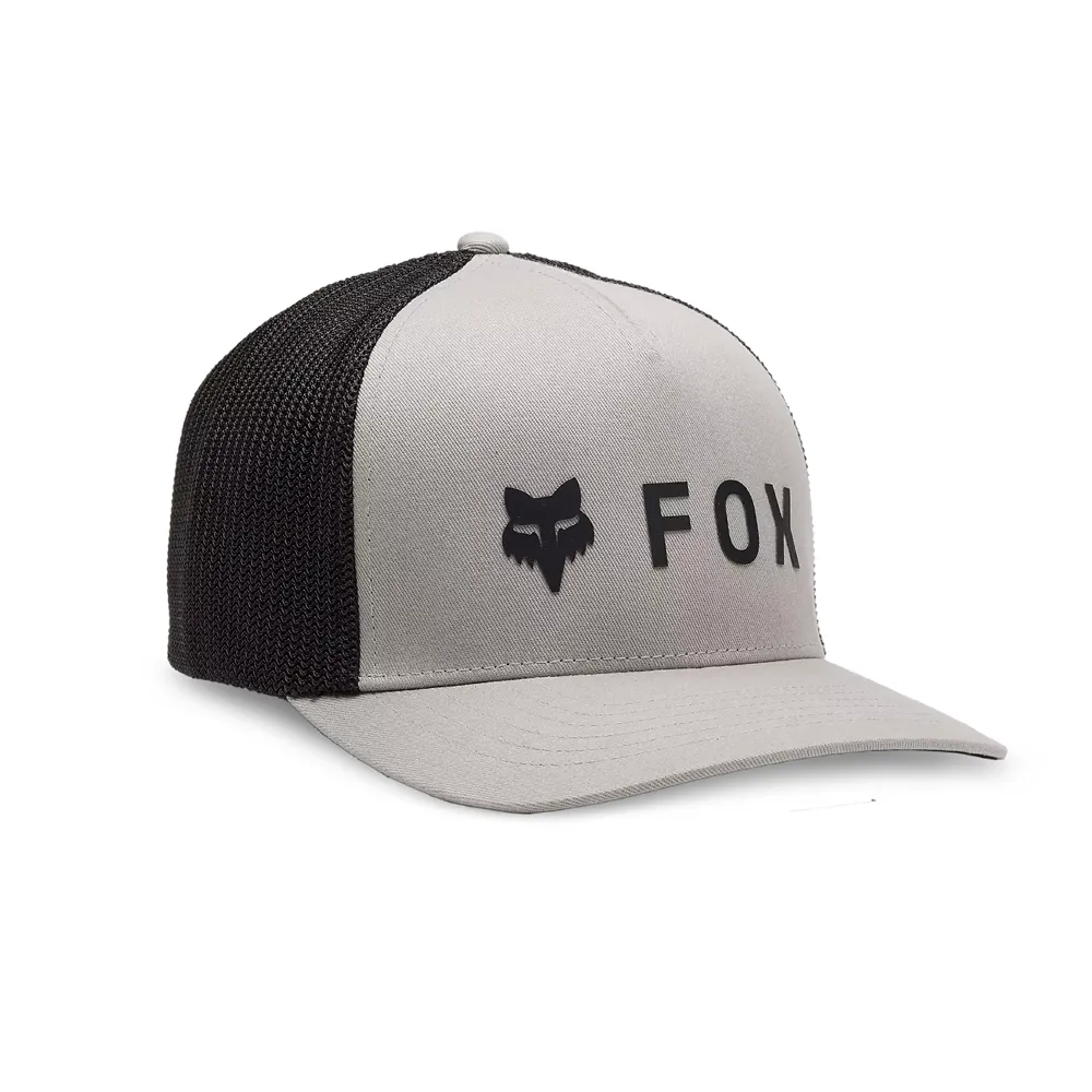 uPRISE Bikes Fox Clothing Fox Absolute Flexfit Hat - Steel Grey | Price match, 365 day return s, 18-Month Warranty, Finance Available & Free UK Delivery