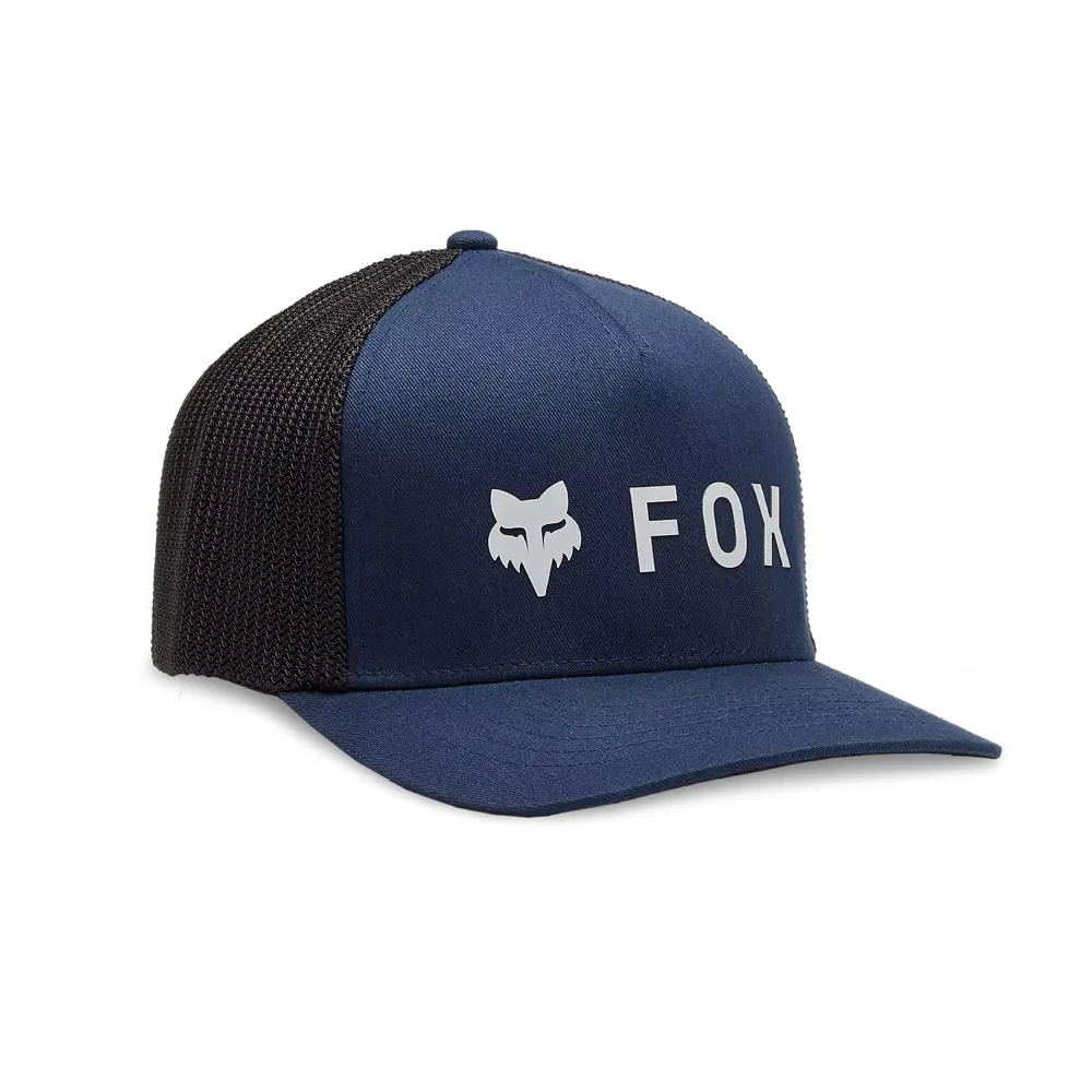 uPRISE Bikes Fox Clothing Fox Absolute Flexfit Hat - Midnight Blue | Price match, 365 day return s, 18-Month Warranty, Finance Available & Free UK Delivery