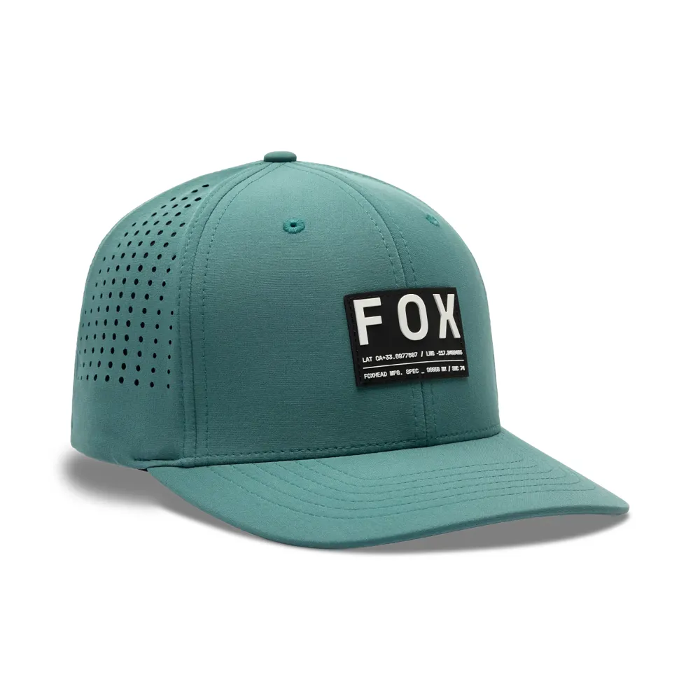 uPRISE Bikes Fox Clothing Fox Non Stop Tech Flexfit Hat - Pine | Price match, 365 day returns, 18-Month Warranty, Finance Available & Free UK Delivery