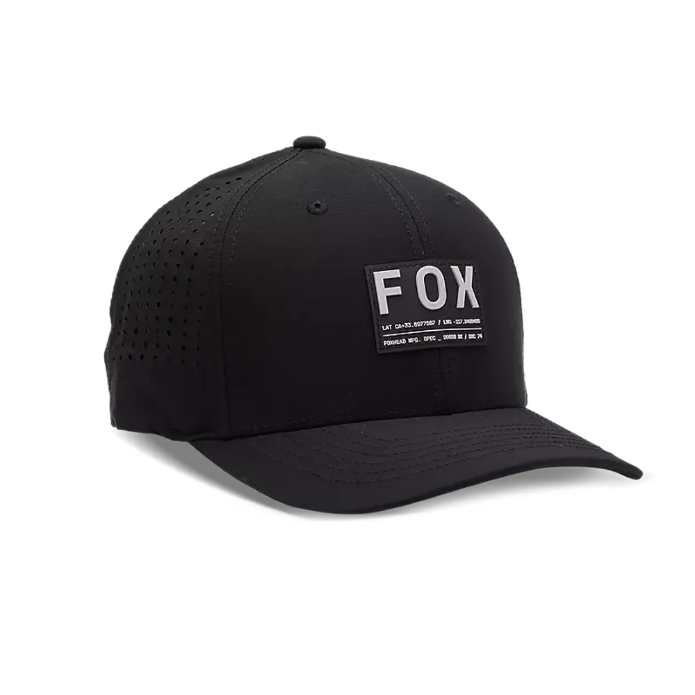 uPRISE Bikes Fox Clothing Fox Non Stop Tech Flexfit Hat - Black | Price match, 365 day return s, 18-Month Warranty, Finance Available & Free UK Delivery
