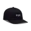Fox Wordmark Adjustable Hat - Black/White