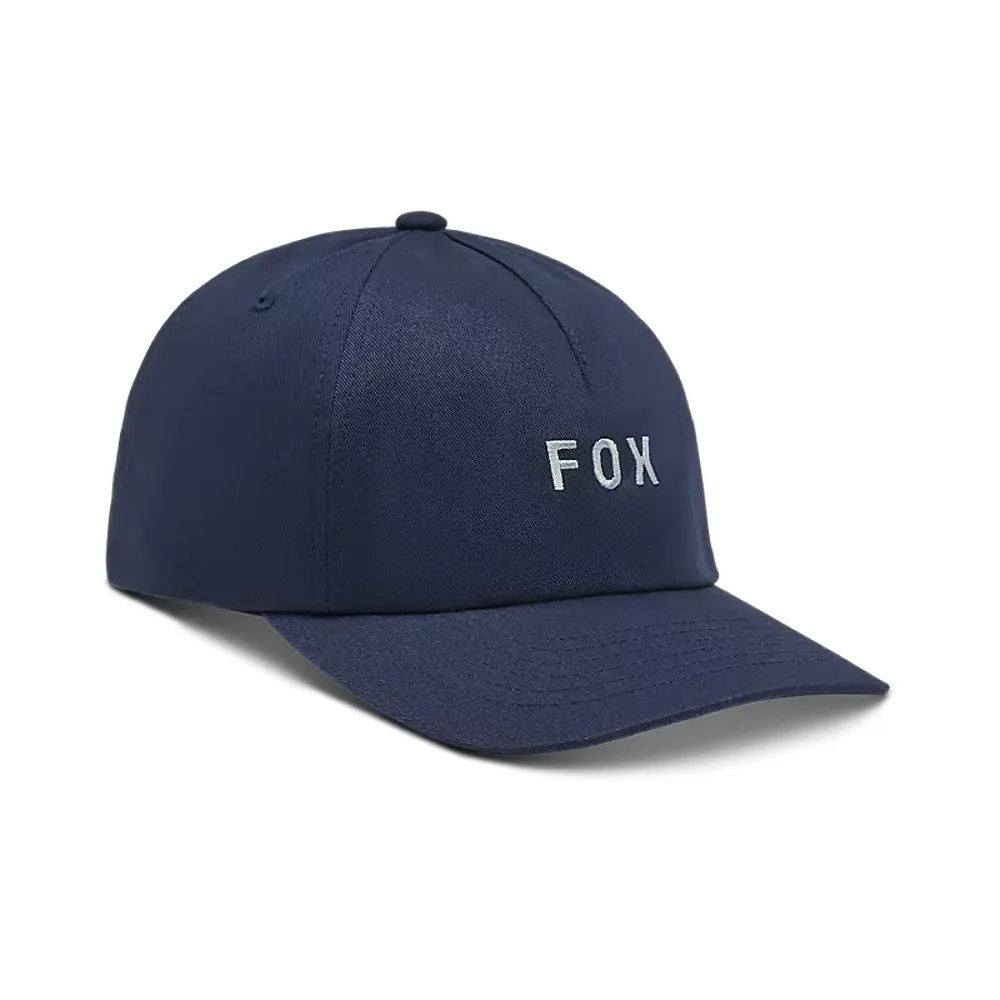 uPRISE Bikes Fox Clothing Fox Wordmark Adjustable Hat - Midnight Blue | Price match, 365 day return s, 18-Month Warranty, Finance Available & Free UK Delivery