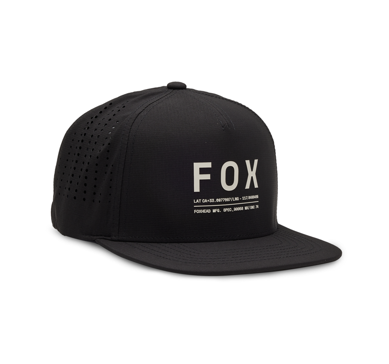 Fox Non Stop Tech Snapback Hat - Black