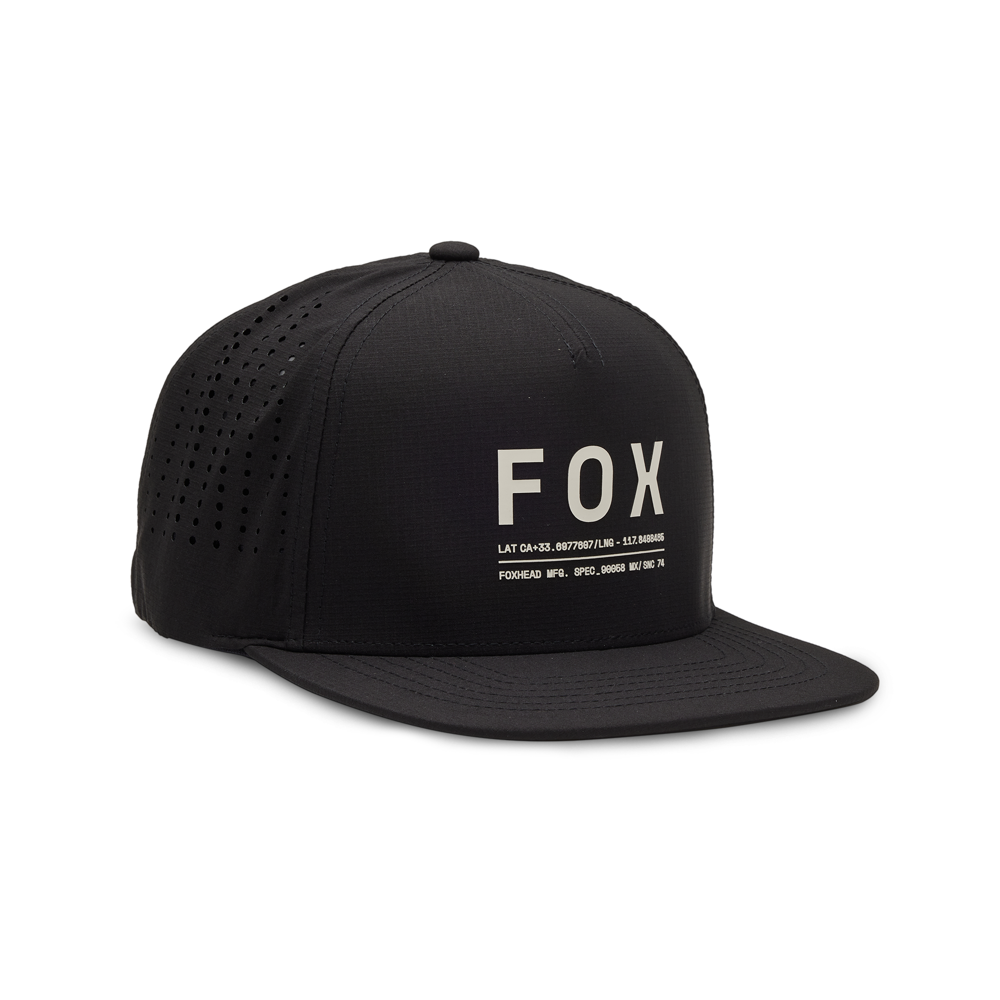 uPRISE Bikes Fox Clothing Fox Non Stop Tech Snapback Hat - Black | Price match, 365 day return s, 18-Month Warranty, Finance Available & Free UK Delivery