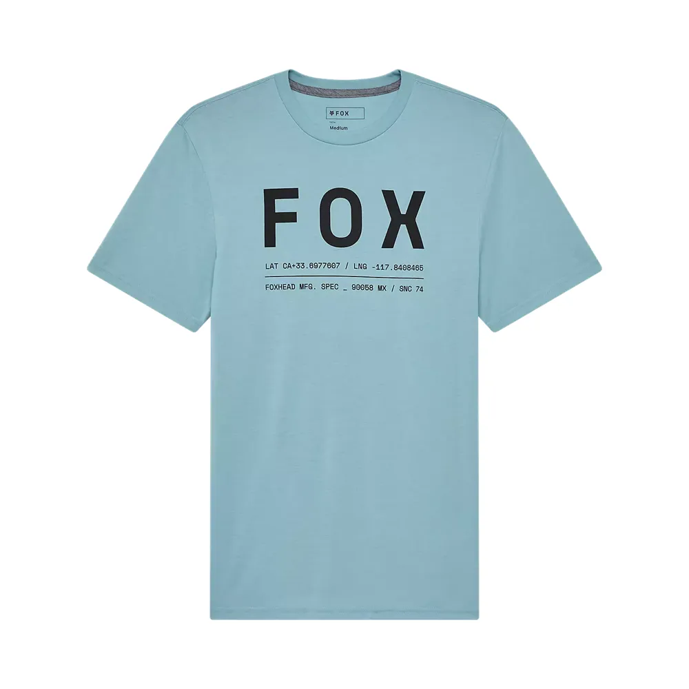 uPRISE Bikes Fox Clothing Fox Non Stop Men's Short Sleeve Technical Tee - Vintage Wash Blue | Price match, 365 day return s, 18-Month Warranty, Finance Available & Free UK Delivery