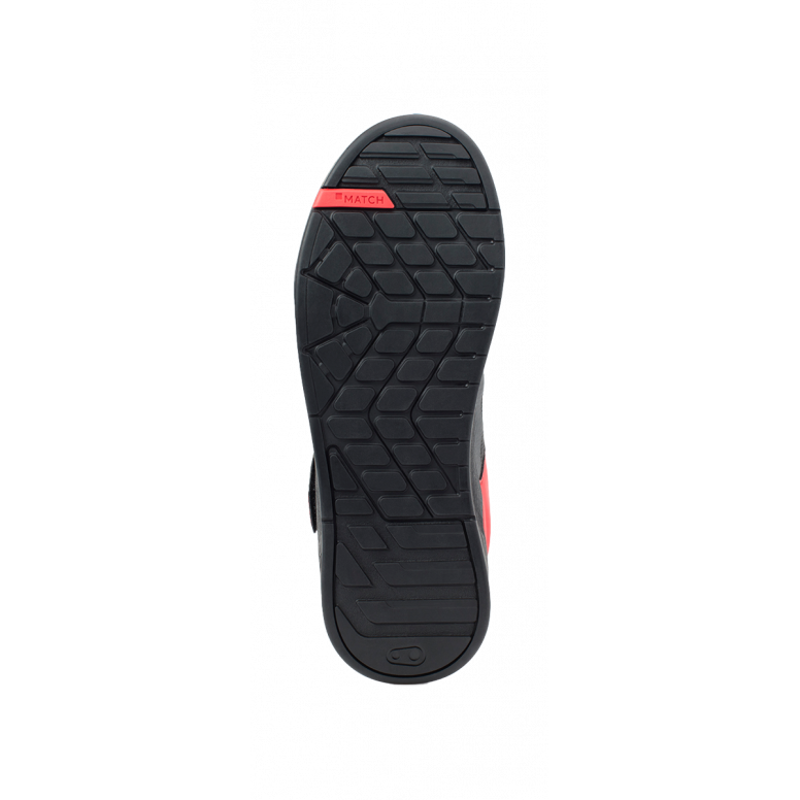 Crank Brothers Stamp Speedlace MTB Flat Shoes - Grey/Black/Red-5