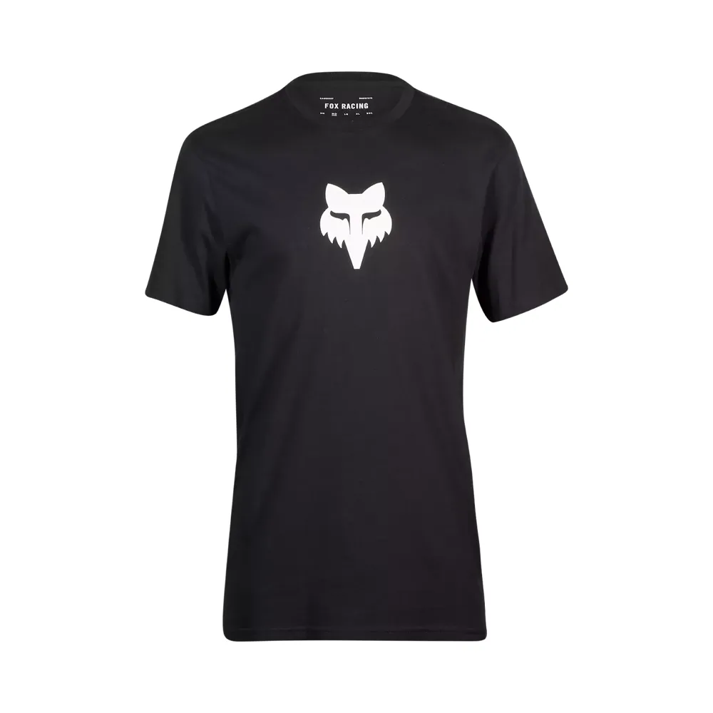 uPRISE Bikes Fox Clothing Fox Head Premium Tee - Black | Price match, 365 day return s, 18-Month Warranty, Finance Available & Free UK Delivery