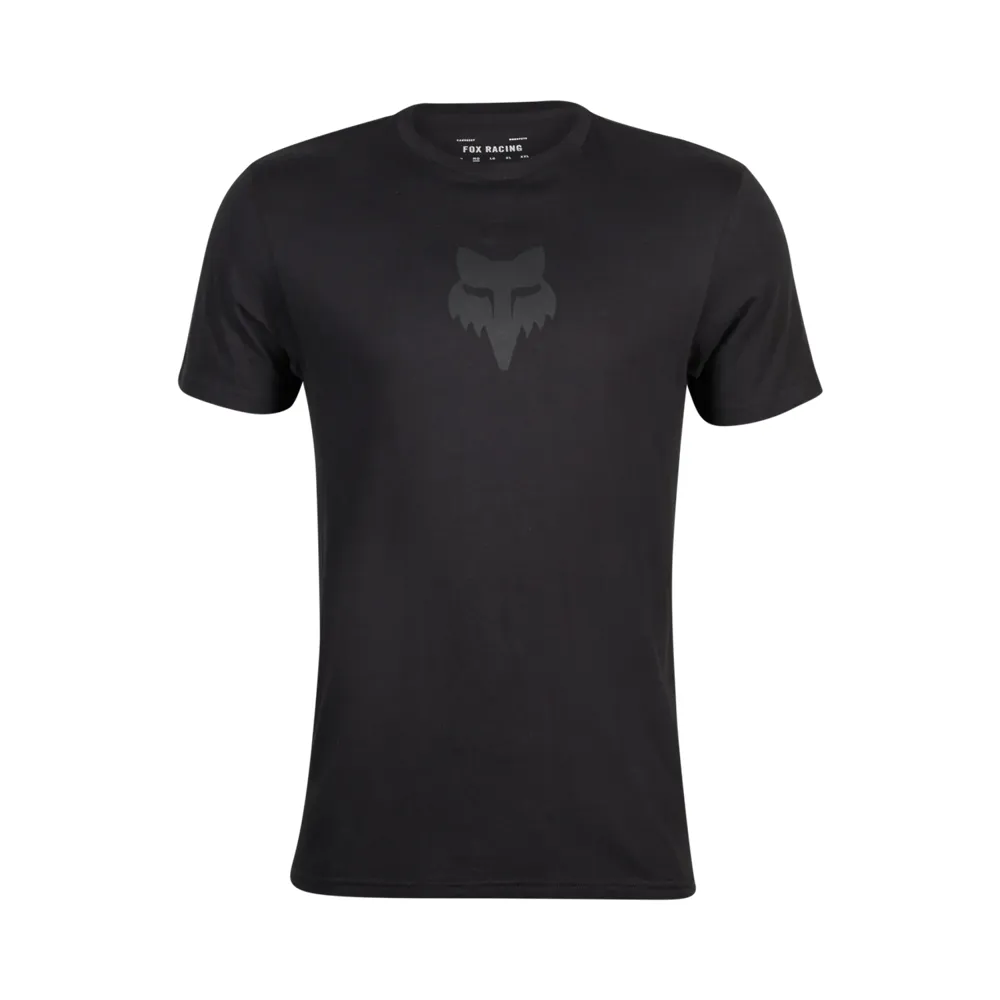 uPRISE Bikes Fox Clothing Fox Head Premium Short Sleeve Tee - Black | Price match, 365 day returns, 18-Month Warranty, Finance Available & Free UK Delivery