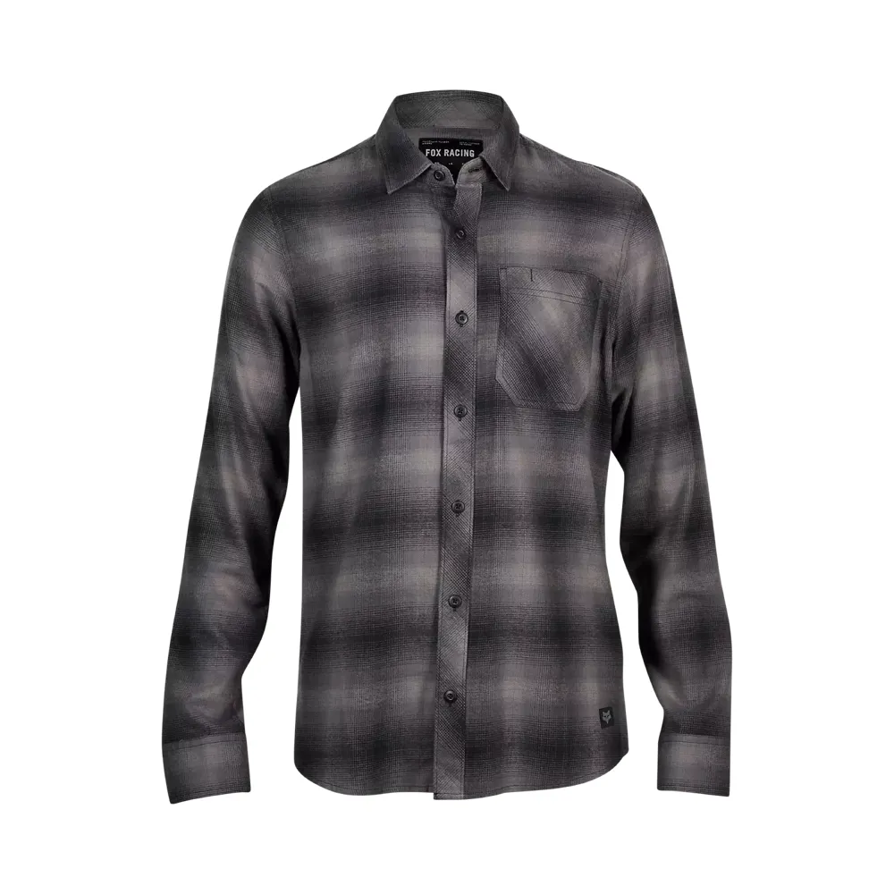 uPRISE Bikes Fox Clothing Fox Survivalist Men's Flannel Shirt - Black | Price match, 365 day return s, 18-Month Warranty, Finance Available & Free UK Delivery