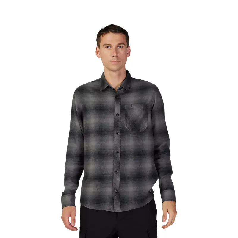 Fox Survivalist Men's Flannel Shirt - Black-1
