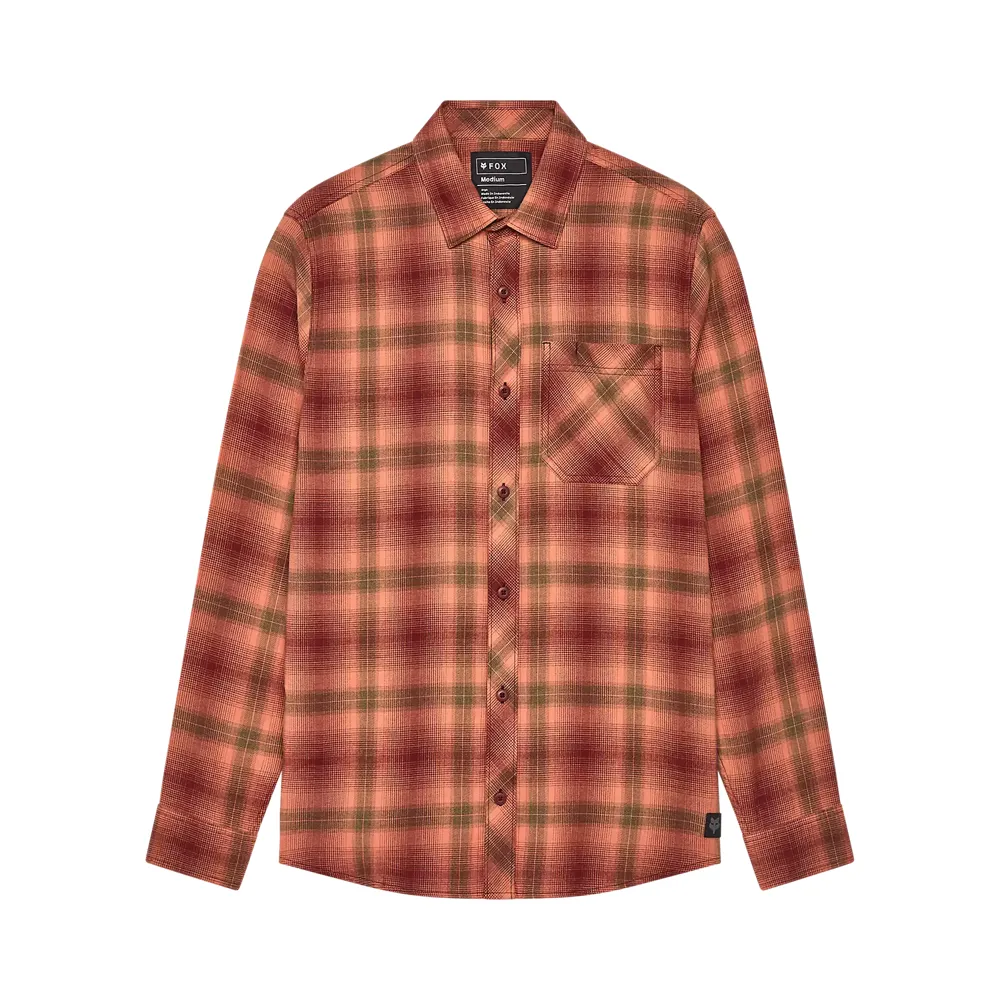 uPRISE Bikes Fox Clothing Fox Survivalist Men's Flannel Shirt - Rust Brown | Price match, 365 day return s, 18-Month Warranty, Finance Available & Free UK Delivery