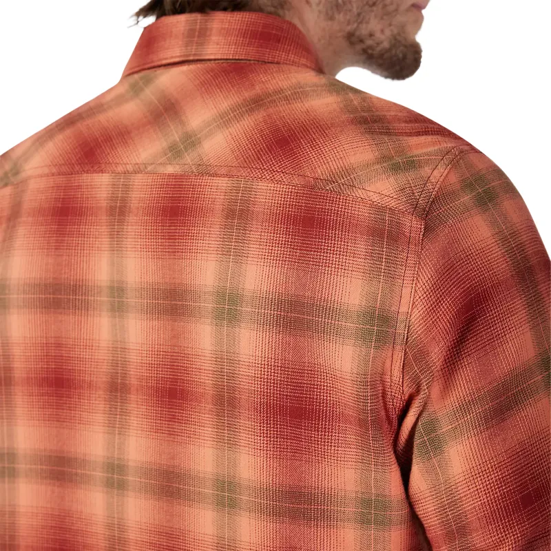 Fox Survivalist Men's Flannel Shirt - Rust Brown-4
