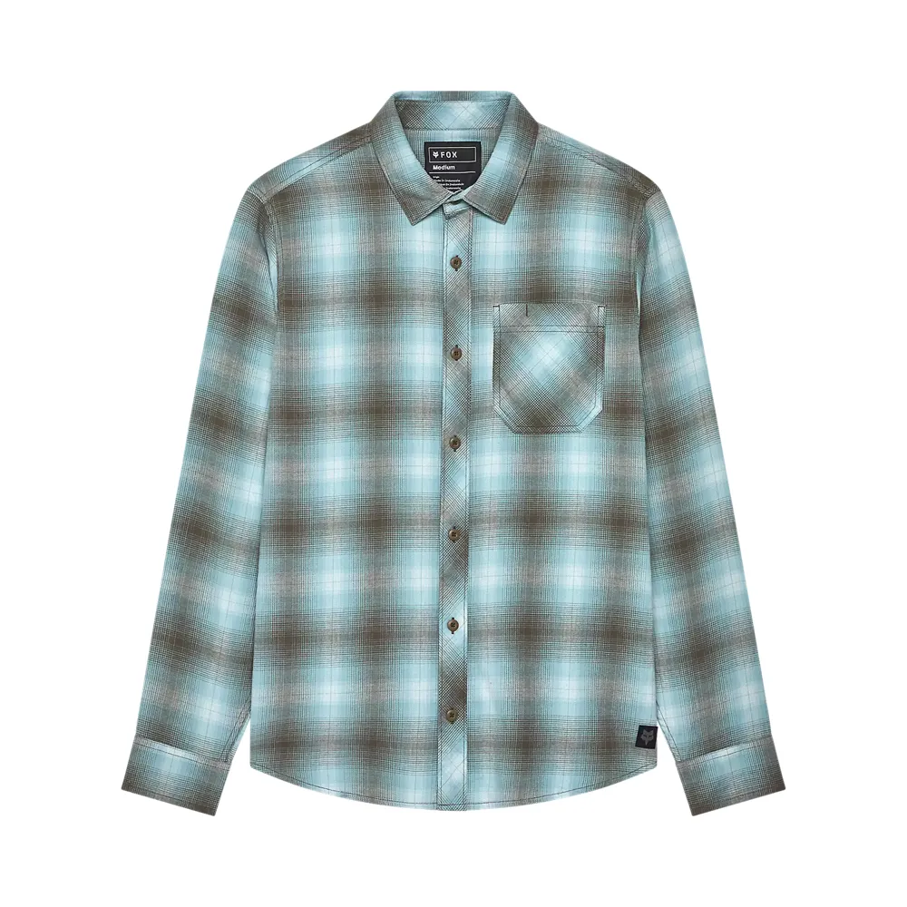 uPRISE Bikes Fox Clothing Fox Survivalist Men's Flannel Shirt - Vintage Wash Blue | Price match, 365 day return s, 18-Month Warranty, Finance Available & Free UK Delivery