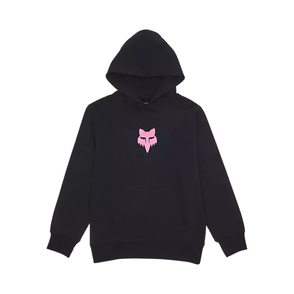 uPRISE Bikes Fox Clothing Fox Racing Legacy Youth Fleece Pullover Hoodie - Black/Pink | Price match, 365 day return s, 18-Month Warranty, Finance Available & Free UK Delivery
