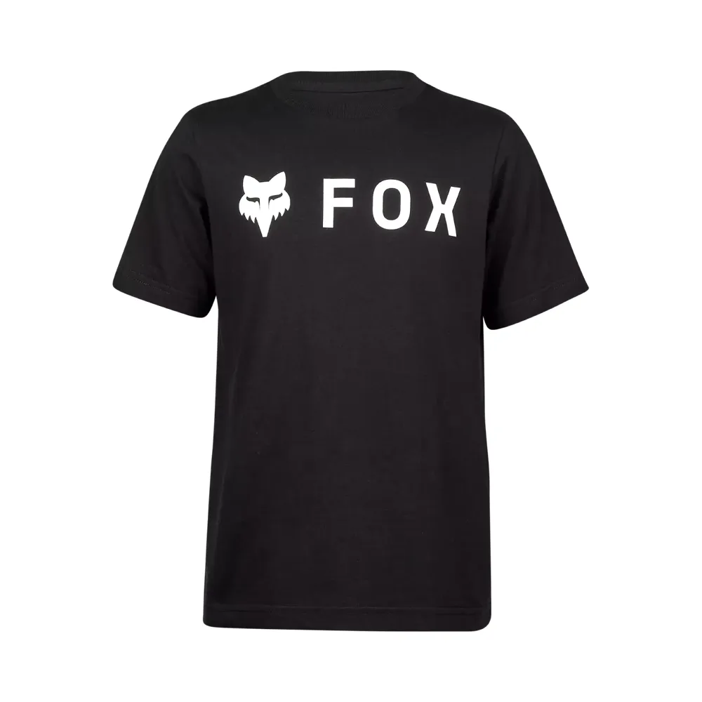 uPRISE Bikes Fox Clothing Fox Absolute Basic Youth Tee - Black | Price match, 365 day return s, 18-Month Warranty, Finance Available & Free UK Delivery