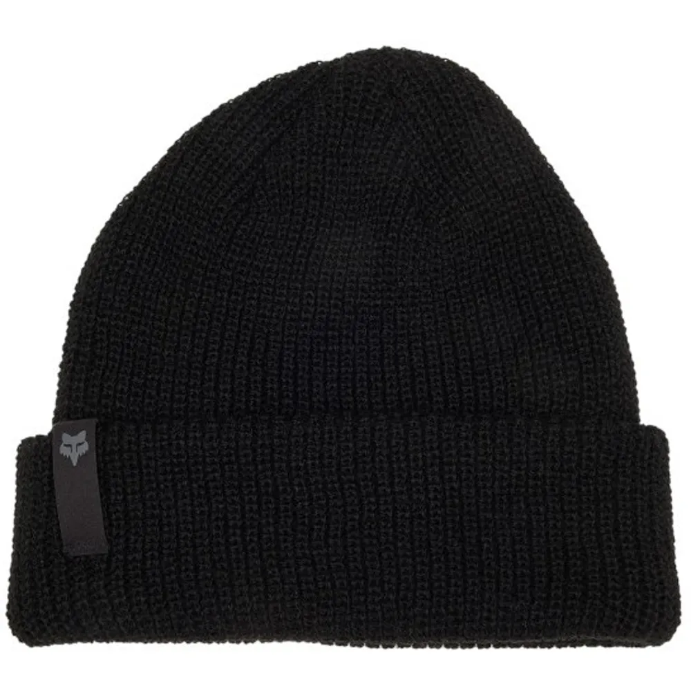 uPRISE Bikes Fox Clothing Fox Machinist Beanie - Black | Price match, 365 day return s, 18-Month Warranty, Finance Available & Free UK Delivery
