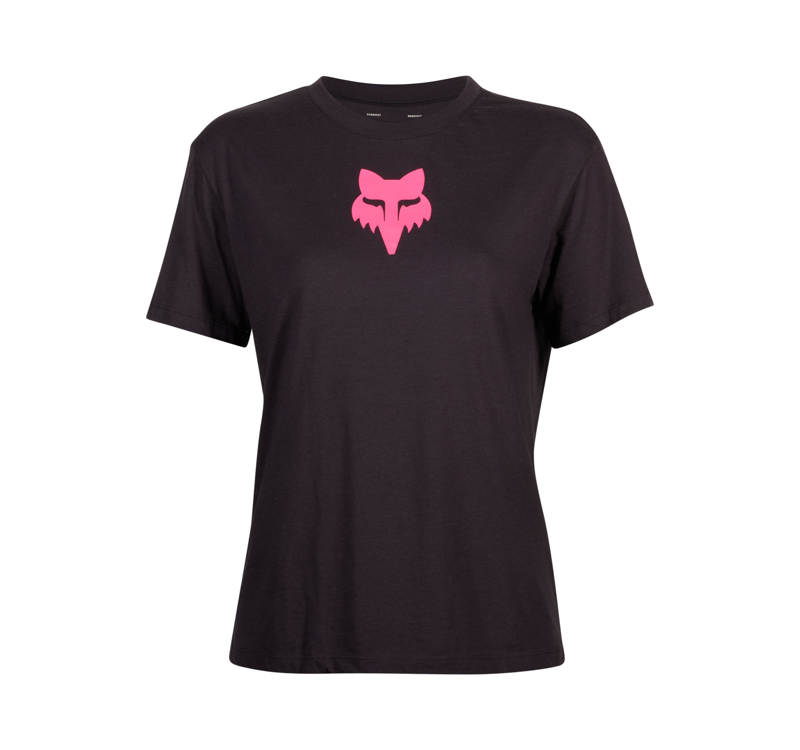 Fox Head Women's Short Sleeve Tee - Black/Pink-4