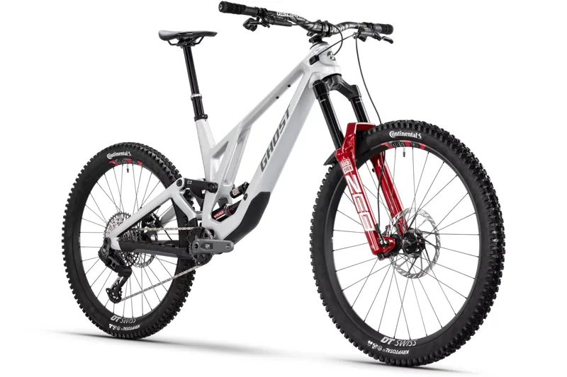 Ghost Poacha Full Party 2026 Carbon Full Suspension MTB - Grey Silver-1